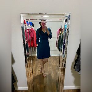 LOFT - Dark turquoise dress
